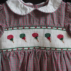 Strasburg Smocked Plaid Dress - 18M